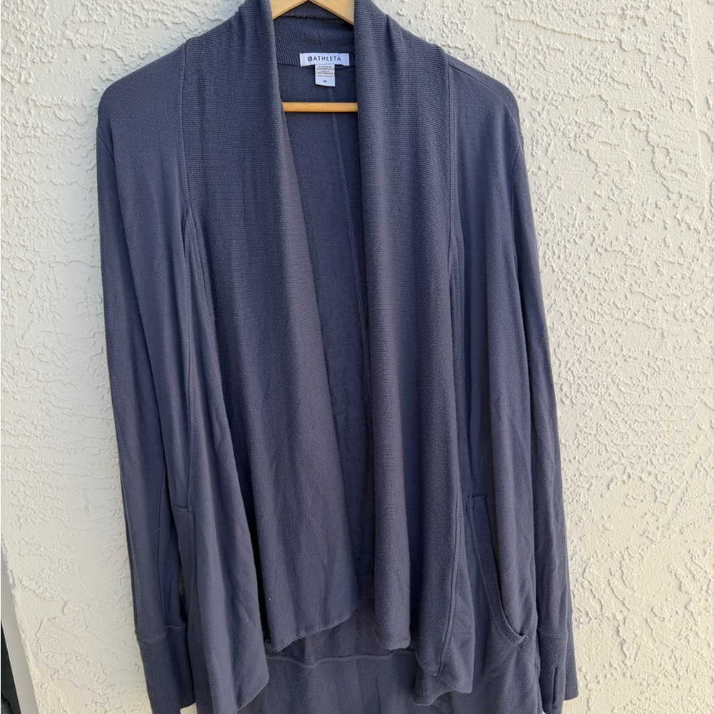 Athleta pranayama wrap Open-Front Cardigan
